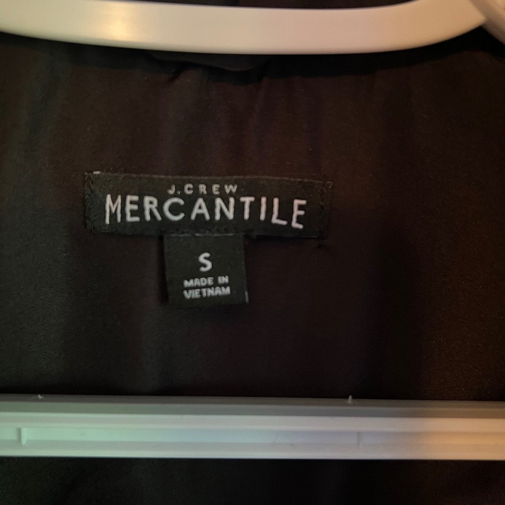 J.Crew Mercantile Womens Black Quilted Excursion Vest G7529 Small - Picture 3 of 7